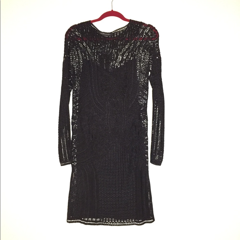RL Black Label Hand Crochet Dress